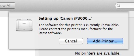 printer software for mac
